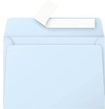 Briefumschlag Clairefontaine Pollen® DIN C6 162 x 114 mm (B x H) ohne Fenster 120g/m² mit Haftklebung Papier blau 20 S