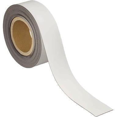 Magnetband MAUL 20 mm x 10 m (B x L) Metall kunststoffbeschichtet weiß MAUL