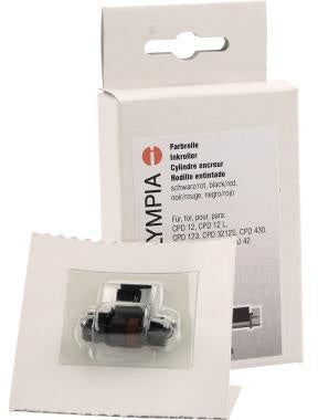 Farbrolle Olympia CPD 123 -41 -42 -3212S schwarz/rot OLYMPIA