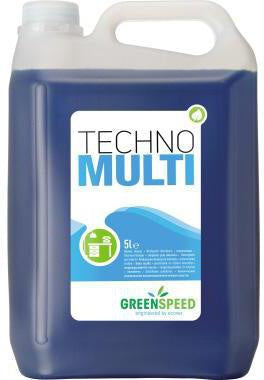 Allzweckreiniger GREENSPEED TECHNO MULTI Zitrone biologisch abbaubar 105 Kanister 50 % Kunststoff 50 % Polyethylen