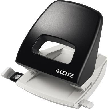 Locher Leitz NeXXt 5005 8cm 25 Bl (80 g/m²) mit Anschlagschiene schwarz LEITZ
