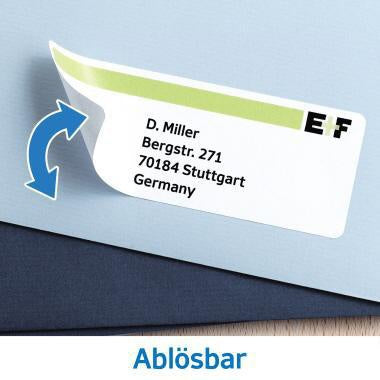 Universaletikett HERMA 457 x 212 mm (B x H) wieder ablösbar Papier weiß 1200 Etik/Pack HERMA – Ansicht 4