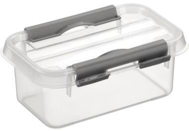 Aufbewahrungsbox Sunware the q-line 10 x 65 x 15 cm (B x H x T) DIN A5 05l Kunststoff transparent SUNWARE