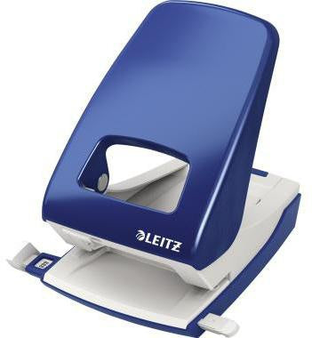 Registraturlocher Leitz NeXXt 8cm 40 Bl (80 g/m²) Metall blau LEITZ