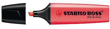 Textmarker STABILO® BOSS® ORIGINAL 2-5mm rot Keilspitze STABILO