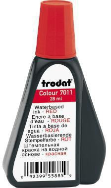 Stempelfarbe trodat® Colour 7011 Handstempelkissen rot 28ml TRODAT