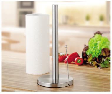 Küchenrollenhalter Esmeyer® Sam 15 x 33 cm (D x H) inkl Abreißhilfe Edelstahl Farbe: silber ESMEYER – Ansicht 3