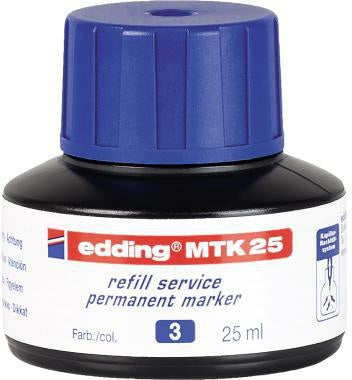 Nachfülltinte Marker edding MTK25 Flasche blau 25ml edding MTK25 Flasche blau 25ml EDDING