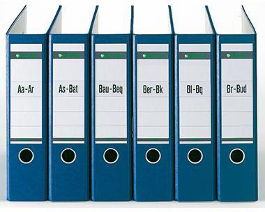 A-Z Register Leitz DIN A4 Überbreite Tauenpapier recycelt grau 1200 Registerblätter LEITZ – Ansicht 3