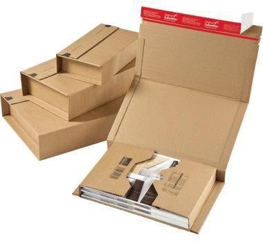 Versandkarton ColomPac® Universal Innenmaße: 38 x -8 x 29 cm (B x H x T) Außenmaße: 43 x 10 x 30 cm (B x H x T) – Ansicht 4