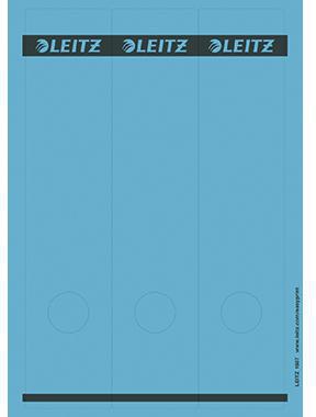 Ordnerrückenetikett Leitz breit/lang 615 x 285 mm (B x H) selbstklebend mit Griffloch blau 75 Etik/Pack LEITZ