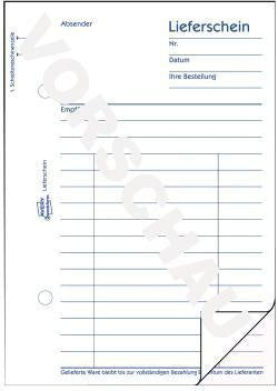 Lieferschein Avery Zweckform DIN A6 nicht selbstdurchschreibend 2 x 50 Bl AVERY ZWECKFORM