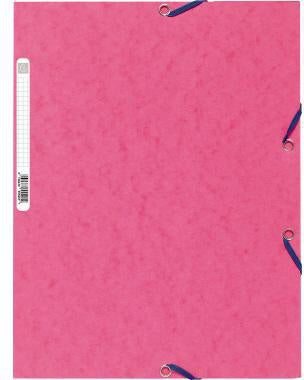 Sammelmappe Exacompta DIN A4 400g/m² Colorspankarton fuchsia EXACOMPTA
