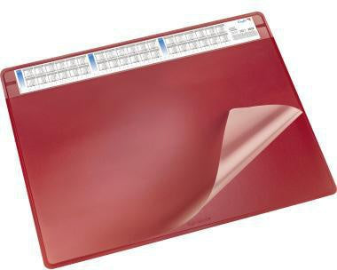 Schreibunterlage Läufür Durella Soft 65 x 50 cm (B x H) mit Folienauflage Kunststoff rot LÄUFER