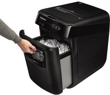 Aktenvernichter Fellowes® AutoMaxT 200C P-4 Papier Heftklammern Büroklammern Kreditkarten CDs/DVDs – Ansicht 5