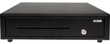 Kassenlade SAFESCAN SD-4141 41 x 115 x 415 cm (B x H x T) 4 Fächer für Banknoten 8 Fächer für Hartgeld Stahl schwarz SAFESCAN