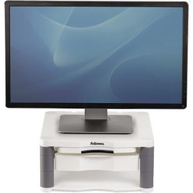 Monitorständer Fellowes® Premium Plus 333 x 1841 x 33 65 cm (B x H x T) 36kg höhenverstellbar Kunststoff weiß – Ansicht 3