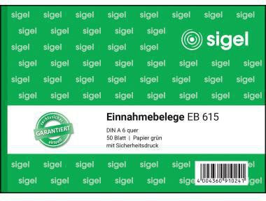 Einnahmebeleg SIGEL DIN A6 quer 60g/m² 50 Bl SIGEL DIN A6 quer 60g/m² 50 Bl SIGEL
