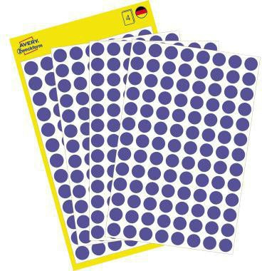 Markierungspunkt Avery Zweckform 8mm Papier blau 416 Etik/Pack AVERY ZWECKFORM