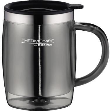 Thermobecher THERMOCAFE BY THERMOS Desktop Mug Mehrweg 88 x 121 x 133 cm (B x H x T) 350ml Edelstahl/Kunststoff grau