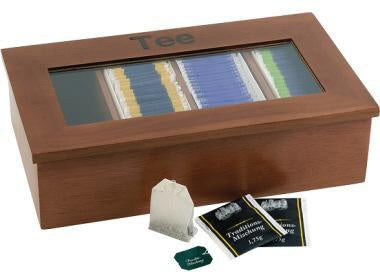 Teebox APS 335 x 9 x 20 cm (B x H x T) Holz rotbraun Tee APS