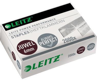 Heftklammer Leitz Juwel 6 mm Leitz Heftzange Juwel 3000 Metall verzinkt 2000 St/Pack LEITZ