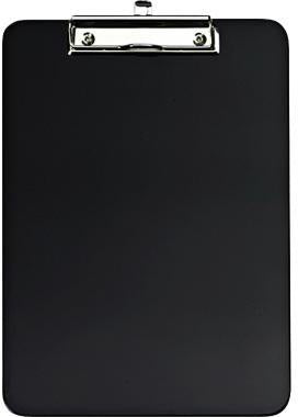Klemmbrett WEDO® 23 x 33 cm (B x H) DIN A4 Polystyrol schwarz WEDO