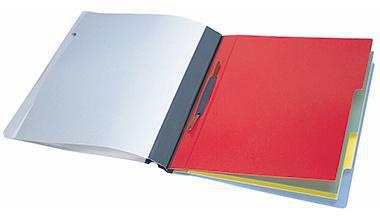 Organisationshefter DURABLE DIVISOFLEX® DIN A4 250 Bl (80 g/m²) 5 Unterteilungen Kunststoff blau DURABLE