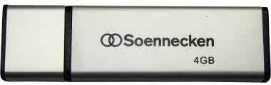 USB-Stick Soennecken USB 20 4Gbyte schwarz/silber Soennecken USB 20 4Gbyte schwarz/silber SOENNECKEN