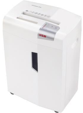 Aktenvernichter HSM® shredstar X15 P-4 Papier Heftklammern Büroklammern Kreditkarten CDs/DVDs Partikelschnitt weiß/silber HSM