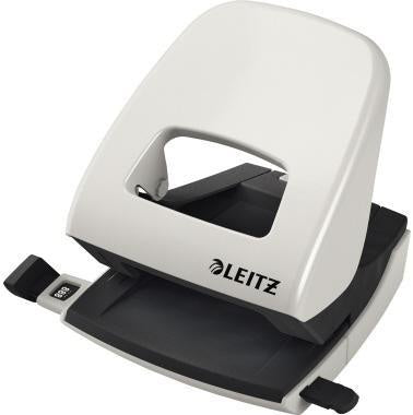 Locher Leitz NeXXt 5008 8cm 30 Bl (80 g/m²) mit Anschlagschiene grau LEITZ