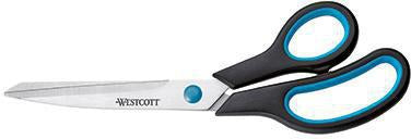 Universalschere Westcott Easy Grip 247mm Rechtshänder Stahl schwarz/blau WESTCOTT