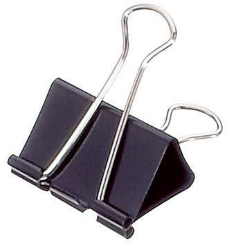 Foldbackklemmer Soennecken 50mm 25mm Federstahl schwarz 12 St/Pack SOENNECKEN