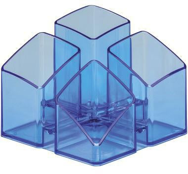 Stifteköcher HAN SCALA 125 x 10 x 125 cm (B x H x T) Polystyrol blau transparent HAN
