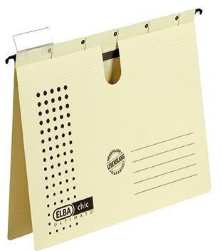 Hängehefter ELBA chic® ULTIMATE® DIN A4 240g/m² Karton chamois 5 St/Pack ELBA