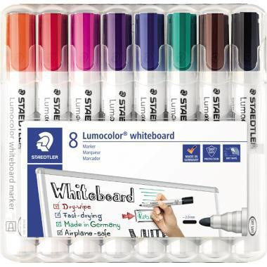 Whiteboardmarker STAEDTLER® Lumocolor® 351 2mm farbig sortiert 8 St/Pack STAEDTLER