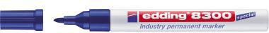 Permanentmarker edding 8300 industry 15-3mm blau edding 8300 industry 15-3mm blau EDDING