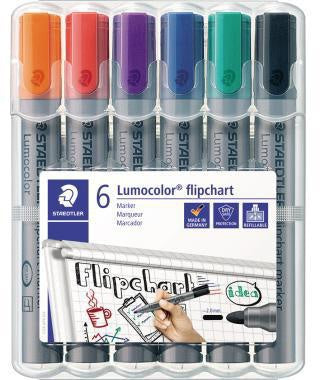 Flipchartmarker STAEDTLER® Lumocolor® 356 2mm farbig sortiert 6 St/Pack STAEDTLER