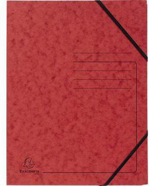 Eckspanner Exacompta DIN A4 Colorspankarton rot Exacompta DIN A4 Colorspankarton rot EXACOMPTA