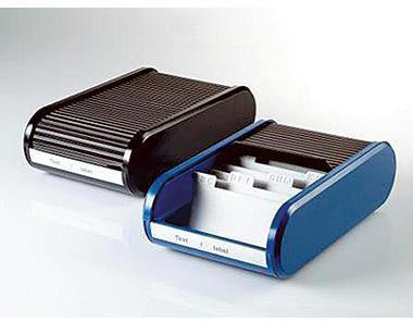 Visitenkartenbox helit the personal 136 x 67 x 242 cm (B x H x T) 105 x 55 mm (B x H) Polystyrol/Polyethylen/Polypropylen