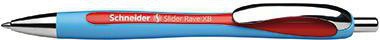 Kugelschreiber Schneider Slider Rave 07mm XB rot nicht dokumentenecht Farbe des Schaftes: cyan/rot SCHNEIDER