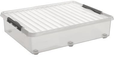 Aufbewahrungsbox Sunware the q-line 80 x 20 x 50 cm (B x H x T) 60l Kunststoff transparent SUNWARE