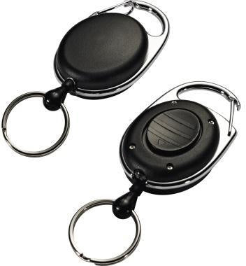 Jojo für Ausweißhalter DURABLE STYLE LED 080m Metall/Kunststoff schwarz DURABLE