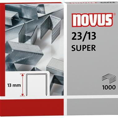 Heftklammer NOVUS 23/13 SUPER Blockhefter Stahl verzinkt 1000 St/Pack NOVUS
