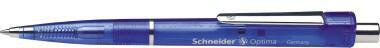 Kugelschreiber Schneider Optima M blau dokumentenecht Farbe des Schaftes: blau transparent SCHNEIDER