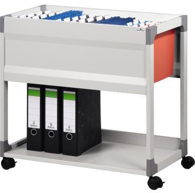 Hängemappenwagen DURABLE SYSTEM FILE TROLLEY 90 75 x 715 x 432 cm (B x H x T) Stahl pulverbeschichtet/Holz/