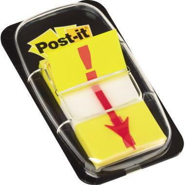 Haftstreifen Post-it® Index Symbol 432 x 254 mm (B x H) gelb Ausrufezeichen 50 Bl POST-IT