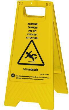 Warnschild easy absorb 57cm gelb Achtung! easy absorb 57cm gelb Achtung! EASY ABSORB
