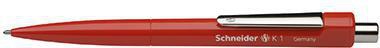 Kugelschreiber Schneider K 1 05mm rot dokumentenecht Farbe des Schaftes: rot SCHNEIDER