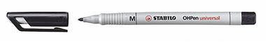 Folienstift STABILO® OHPen universal 1mm schwarz nicht dokumentenecht STABILO